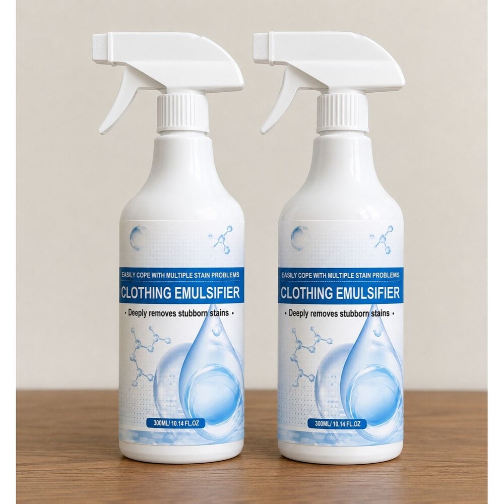 Clothing Emulsifier Stain Remover, Non Ionic Emulsifier Clothing Cleaner 300ml